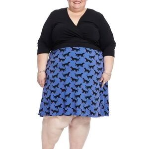 Leota faux wrap panther dress 3L